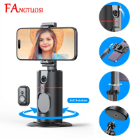 FANGTUOSI 2023 New 360 Rotation Gimbal Stabilizer Selfie Stick Monopod Desktop tracking gimbal PTZ F