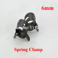 Spring Clip 6mm 1/4" Inch Fastener Action Fuel Hose Line Fitting Metal Clamps