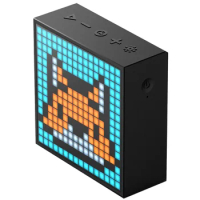 Divoom Pixel Art Bluetooth Speaker Portable with Clock Alarm Timebox Mosaic Programmable LED Display Art Create Christmas Gift