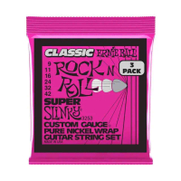 【ERNIE BALL】原廠美國製造 3253 Pure Nickel 鈍鎳 電吉他套弦 3件組 09-42(公司貨保證)
