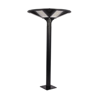 โคมไฟสปอร์ตไลท์ UFO โซลาร์เซลล์พร้อมรีโมต Daylight รุ่น UFO-1000W สีดำ
