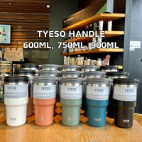 Tumbler Tyeso CUP 2IN1 High Quality Leakproof Portable / Tyeso CUP 2IN1 600ml / Tyeso CUP 2 IN 1 750