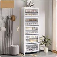 大容量鞋櫃（十一層60cm）（白色）