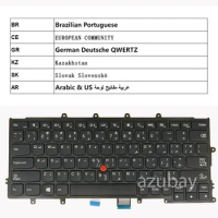 Keyboard for Lenovo Thinkpad X230S X240 X240S X250 X260 X270 A275 Brazilian German Kazakhstan Slovak Arabic EUROPEAN COMMUNITY