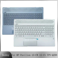 Original New US Russian Keyboard for HP Pavilion 15-CW 15-CS TPN-Q208 Laptop Palmrest Upper Cover Keyboard Backlight L24753-001