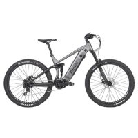 27.5 Inch full suspension Mid drive e bike/ bike hydraulic brake electric mountain bicycle e bike 500w