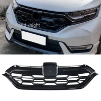 For CRV Racing Grill For CRV 2017-2019 Front Bumper Grills Mesh Cover Front Grill Grille For Trims Bumper Grilles