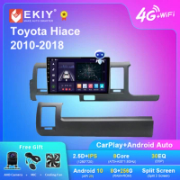 EKIY X7 Android 10 Car Radio For Toyota Hiace 2010 2011 2013-2018 Multimedia Video Player Stereo Navigation Carplay GPS No 2din