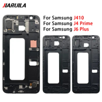 Phone LCD Chassis Frame For Samsung J4 Prime J4 Core J6 Plus J7 2017 J730 Screen Front Panel Plate