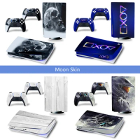 For PS5 Disc Console Skin Full Protective Cover for PS5 Disc Skin Sticker for PS5 Controller Game Accessories Decal