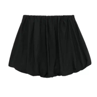 TRAF Spring Women Mid Rise Short Skirts for Women Office Skort Mini Women's Skirts Vintage Woman Skirt