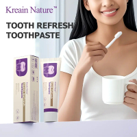 Kreain Nature ยาสีฟันฟื้นฟูฟัน ทำความสะอาดฟันและ ช่องปากให้สดชื่น TOOTHPASTE ยาสีฟัน  ดีเด้นท์ ขิง