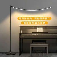 台灣現貨 鋼琴燈 超亮立式臺燈學習燈落地燈客廳鋼琴燈練琴專用沙發氛圍燈臥室床頭