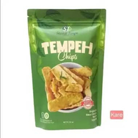 TEMPEH CHIPS | Keripik Tempe Snack Vegan POUCH KARE