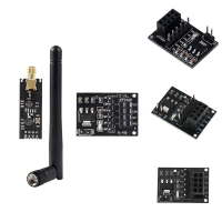Module không dây, NRF24L01 + PA + LNA, với ăng-ten, khoảng cách xa 1100 mét, với bộ điều hợp module 