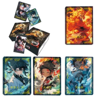 Demon Slayer Collection Card Booster Box Kuka Exquisite High-Definition Patterns Kids Toys Thick Card Table Game Gift