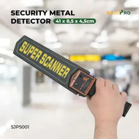 SOJIPRO. SECURITY Metal Detector Super Scanner Handheld Metal Alat Deteksi Logam Body Checker. - SJP