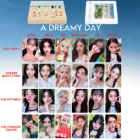 4pcs/set KPOP IVE Album A DREAMY DAY HD Members LOMO Card Wonyoung Rei Yujin Gaeul LIZ Fan Gift Postcard Photo Card 6pcs