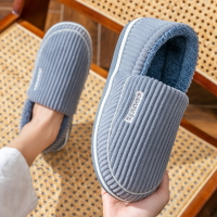 新款秋冬季棉拖鞋女士家居家用室內防滑包頭保暖厚底情侶棉鞋