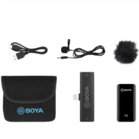 Boya BY-XM6-S3 Wireless Microphone Mobile Phone Slr Lavalier Type Little Bee Live Interview Recording Equipment