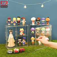 High Gloss Acrylic Show Case Display Box Show Case Sliding Door For Mini Perfume Bottle Jewelry Crafts Display Figures Toys Stor