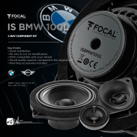 M5r  FOCAL【IS BMW 100 L】4” 兩音路分音BMW專用單體 BMW、MINI車系專用汽車喇叭