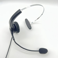 Fanvil X3S X3SP 話機專用 單耳耳機麥克風 電話客服耳麥 頭戴式客服電話耳麥