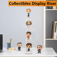 Display Shelf Organizer, 3 Tier Risers Display Stand for Funko Pop Figures,4 -Tiered Tray Stand Funk