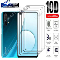 4PCS For Realme X50 5G 6.57" Screen Protective Tempered Glass On RealmeX50 RMX2051, RMX2025 RMX2144 Protection Cover Film