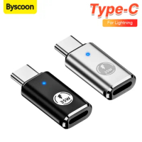 Byscoon Type C Adapter For iphone 15 ipad Lightning To USB C OTG Adapter Fast charging IOS To USB Type C Adaptador Data Transfer