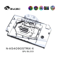 Bykski Water Cooling Full Cover GPU Block for ASUS RTX4090 ROG STRIX N-AS4090STRIX-X