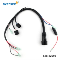 688-82590-17-00 Wire Harness Assy (10P) for Yamaha 2T 50HP 75HP 85HP Outboard Engine 688-82590-14-00 688-82590-15-00