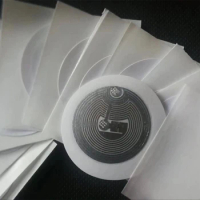 100pcs Free shipping White Rfid tag nfc sticker nfc 213 chip Printable NFC Sticker Voor Alle Mobiele Telefoon