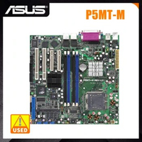 LGA 775 Motherboard ASUS P5MT-M Intel E7230 DDR2 Memory PCI-E 8X PCI-E X4 Slot SATA II Micro ATX Support Intel Pentium 4 Cpus