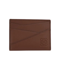 【LOEWE 羅威】Puzzle Edge 經典小牛皮名片/卡片夾(布朗尼色)