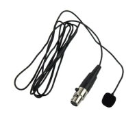 Lavalier Lapel Clip Mic 3.5mm 3Pin 4Pin XLR For Wireless System Lecturers With Microphone Cover Omnidirectional Lavalier Mic