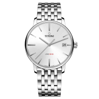 TITONI 梅花錶 LINE1919 百年紀念 T10 機械錶 83919S-575 /40mm