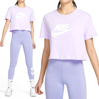 Nike AS W NSW CLUB CRP TEE FTRA 女 紫 短版 運動 LOGO 短袖 BV6176-511