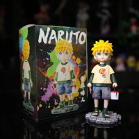 Anime Naruto Young Naruto Draw PVC Action Figure Kids Gift 15cm