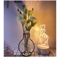 【JEN】創意簡約鐵藝玻璃花瓶花器桌面擺飾居家裝飾高20cm(M款)