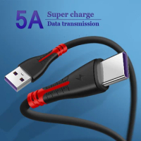 USB C Fast Charge For Samsung S9 S8 Plus Usb Type C Cable 5A Charging Data Cord Mobile Phone Wire USBC For Xiami mi note 10 pro