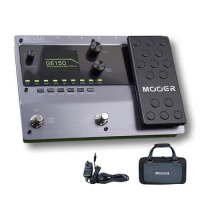MOOER GE150 Digital Tube Guitar Multi-Effects Pedal Processor 55AMP 9 Effect 80S Loop Recording