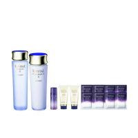 【REVITAL 莉薇特麗】全效水嫩組-滋潤(化妝水130ml+乳液100ml/資生堂東京櫃品牌)