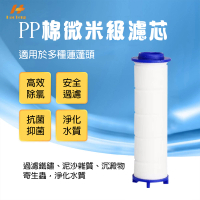 【Hao Teng】大面板蓮蓬頭濾芯 含蓋30入/不含蓋36入(微米級PP過濾棉、有效過濾雜質)