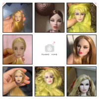 30cm fashion royalty beautiful poppy parker FR doll head Fashion license quality doll girls Dressing DIY toy parts