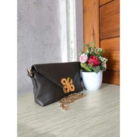 Tas Kulit Papillon K3565 22x15 Cm Abu Tua