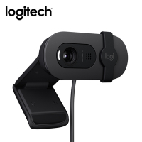 羅技 logitech BRIO 100 網路攝影機 視訊鏡頭 視訊攝影機-石墨灰