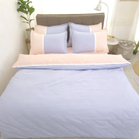 【LUST】素色簡約 極簡風格/英倫、100%純棉/單人3.5尺精梳棉床包/歐式枕套《不含被套》(台灣製造)