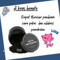 PEMUTIH GIGI TEETH WHITENING Actived Charcoal Powder 30gr