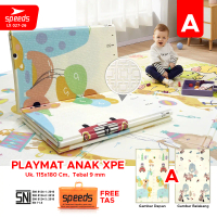 SPEEDS SNI Karpet Lipat Playmat Bayi Matras Foam  115cmx180cm 9mm Foldable Alas Tikar Bermain Anak 0